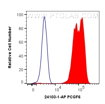 FC experiment of HEK-293T using 24103-1-AP