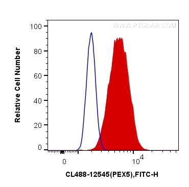FC experiment of HeLa using CL488-12545