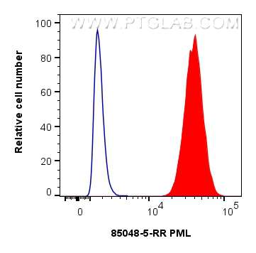FC experiment of A431 using 85048-5-RR (same clone as 85048-5-PBS)