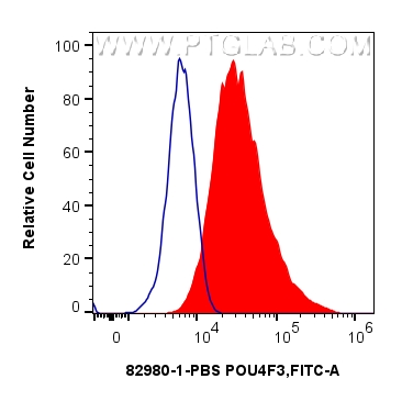 FC experiment of U2OS using 82980-1-PBS