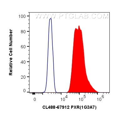 FC experiment of MCF-7 using CL488-67912