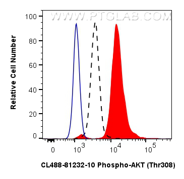 FC experiment of HeLa using CL488-81232-10 FC experiment of HeLa using CL488-81232-10
