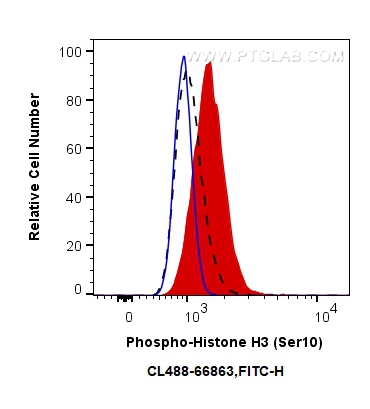 FC experiment of HeLa using CL488-66863