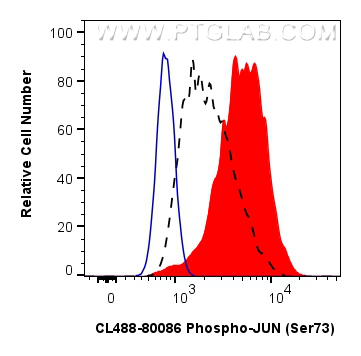 FC experiment of NIH/3T3 using CL488-80086
