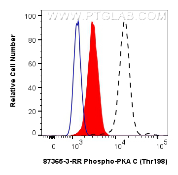 FC experiment of HeLa using 87365-3-RR FC experiment of HeLa using 87365-3-RR
