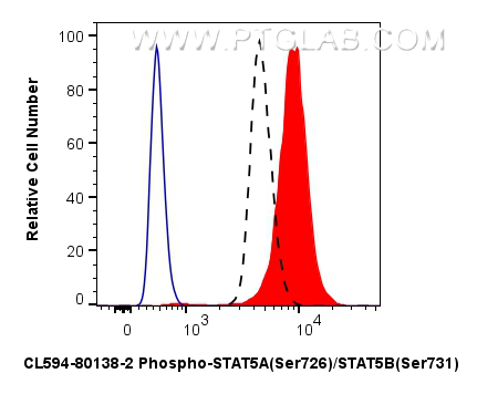 FC experiment of TF-1 using CL594-80138-2