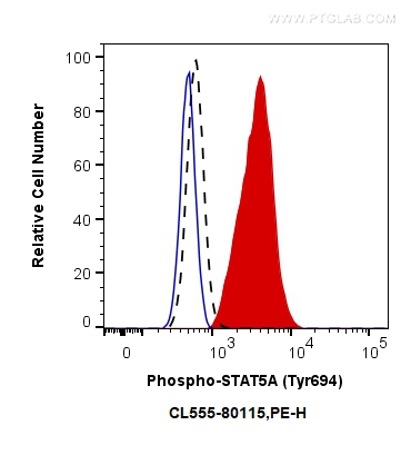 FC experiment of TF-1 using CL555-80115