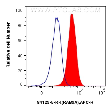 FC experiment of U2OS using 84129-5-RR (same clone as 84129-5-PBS)