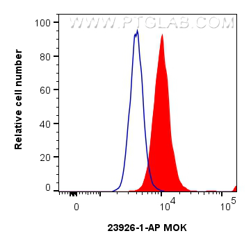 FC experiment of HeLa using 23926-1-AP