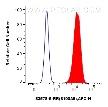 FC experiment of A431 using 83578-6-RR