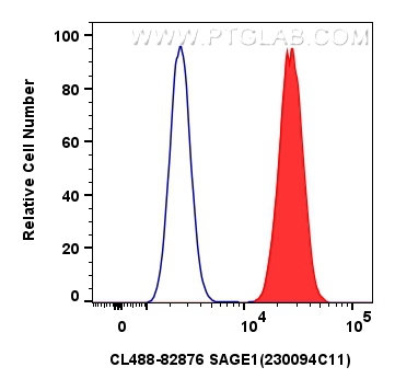 FC experiment of U2OS using CL488-82876
