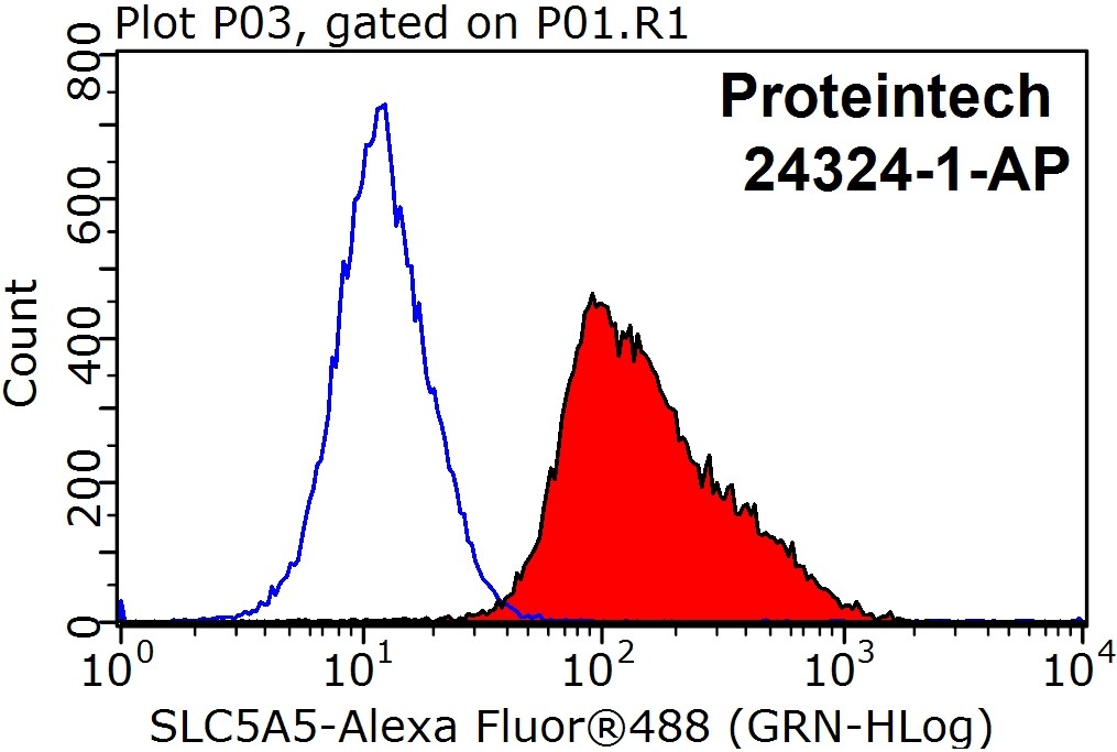 FC experiment of MCF-7 using 24324-1-AP