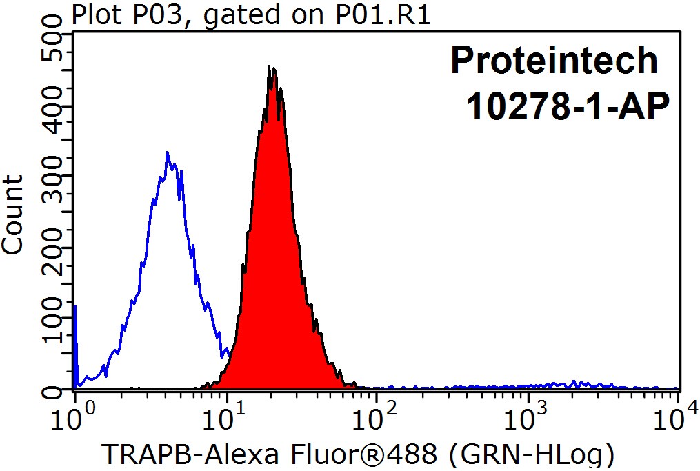 FC experiment of MCF-7 using 10278-1-AP