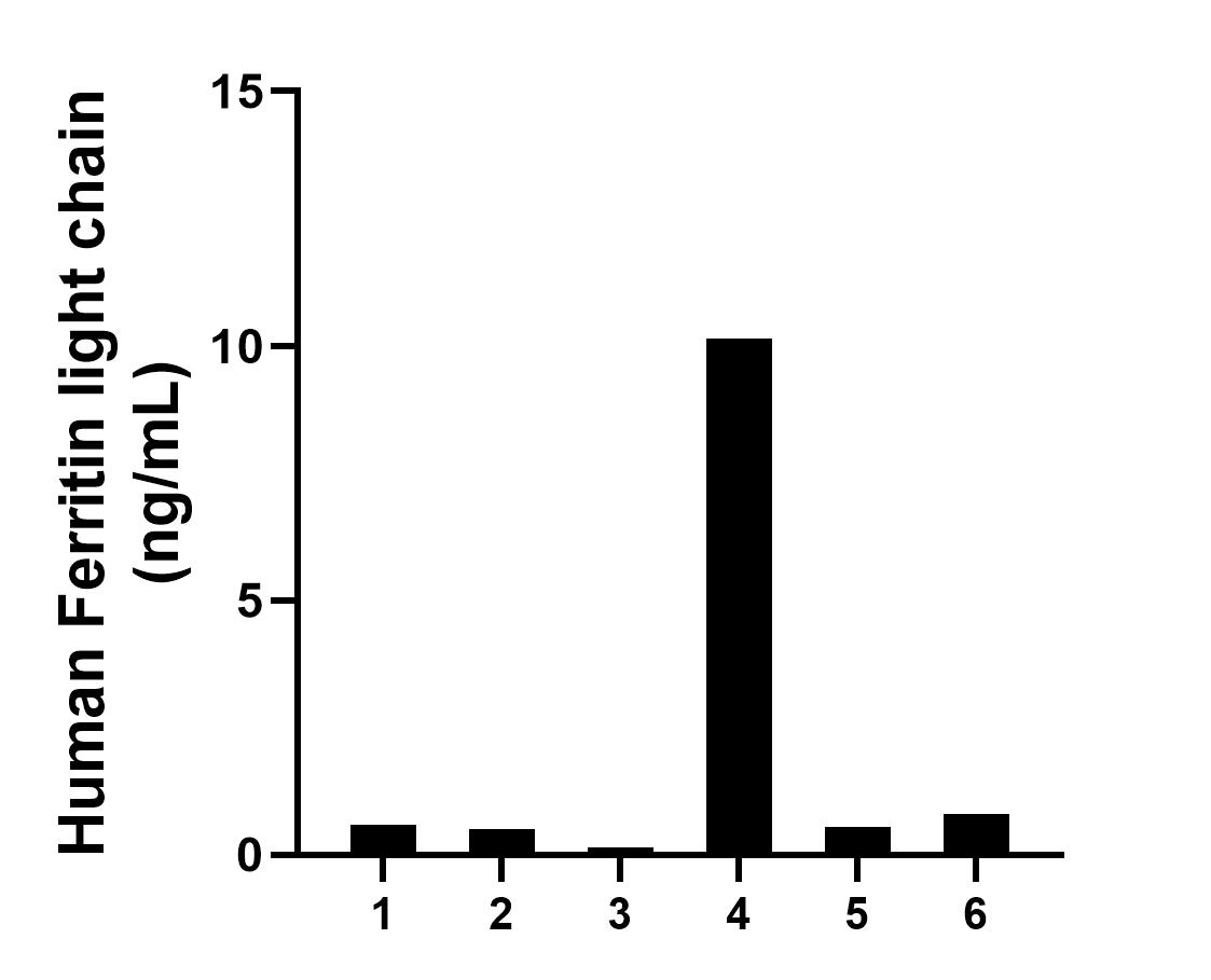Sandwich ELISA sample test of MP02505-1