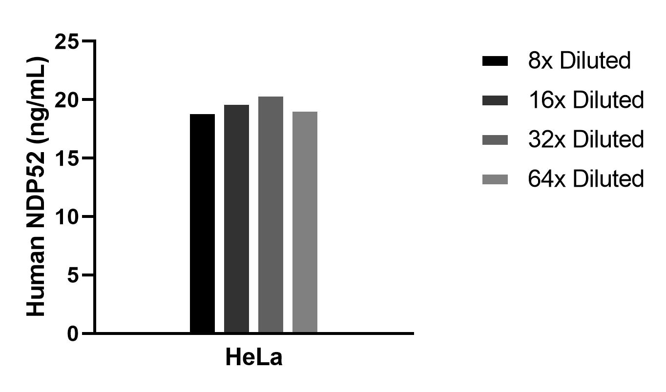 Cytometric bead array sample test of MP02521-1