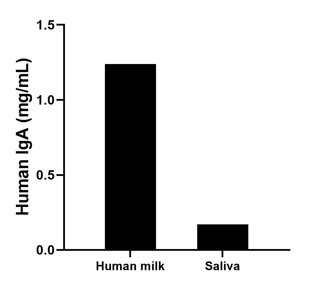 Sandwich ELISA sample test of MP03146-1 Sandwich ELISA sample test of MP03146-1