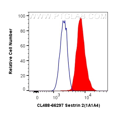 FC experiment of HeLa using CL488-66297