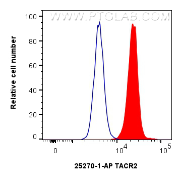 FC experiment of HeLa using 25270-1-AP