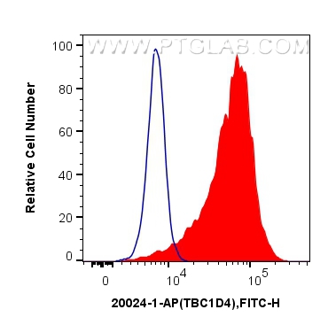 FC experiment of HeLa using 20024-1-AP