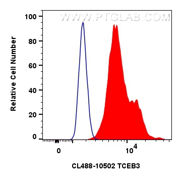 FC experiment of HeLa using CL488-10502
