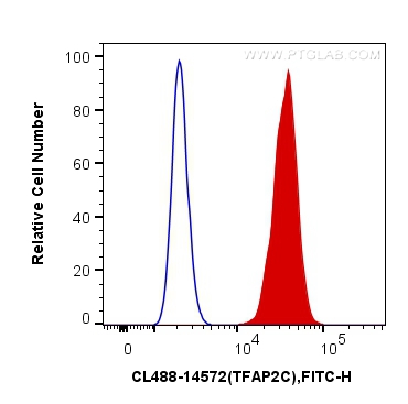 FC experiment of MCF-7 using CL488-14572