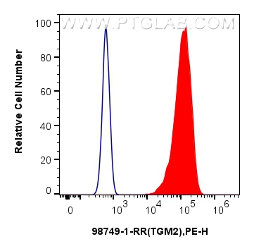 FC experiment of HUVEC using 98749-1-RR (same clone as 98749-1-PBS) FC experiment of HUVEC using 98749-1-RR (same clone as 98749-1-PBS)