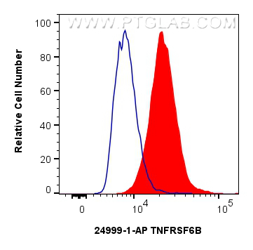 FC experiment of SW480 using 24999-1-AP