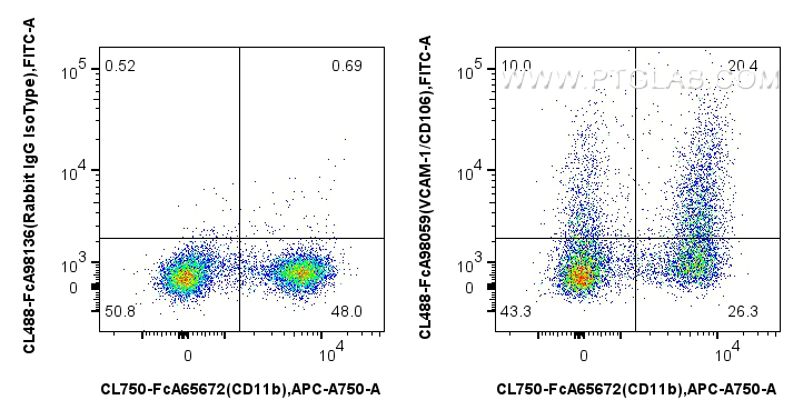 FC experiment of mouse bone marrow cells using CL488-FcA98059 FC experiment of mouse bone marrow cells using CL488-FcA98059
