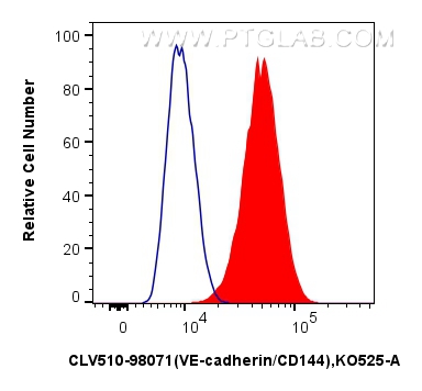 FC experiment of HUVEC using CLV510-98071