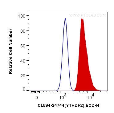 FC experiment of HeLa using CL594-24744